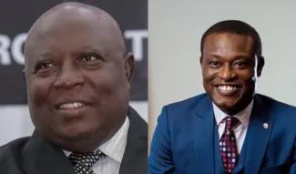 Martin Amidu and Kissi Agyebeng